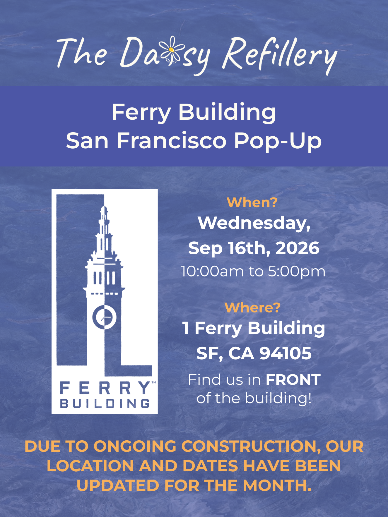 Zero Waste Refill Event with The Daisy Refillery