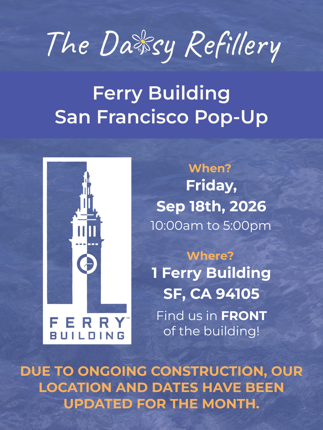 Zero Waste Refill Event with The Daisy Refillery