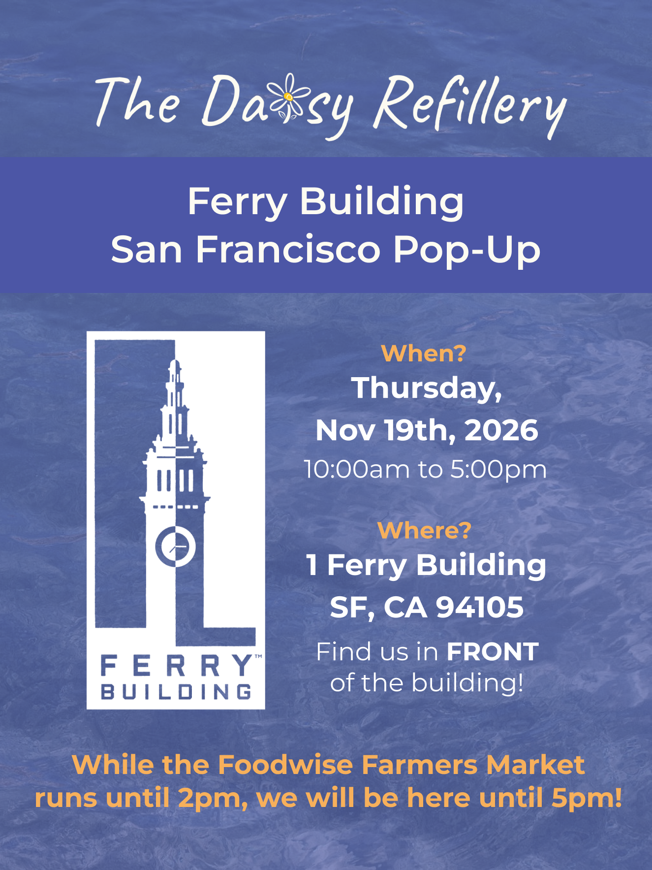 Zero Waste Refill Event with The Daisy Refillery