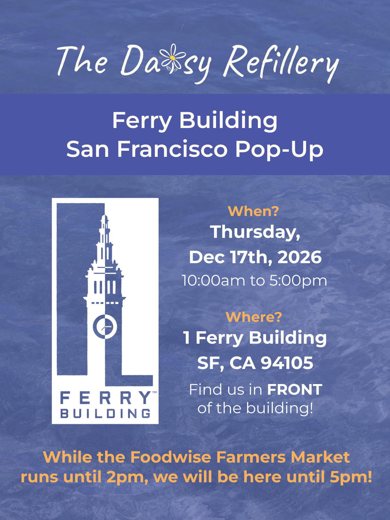 Zero Waste Refill Event with The Daisy Refillery