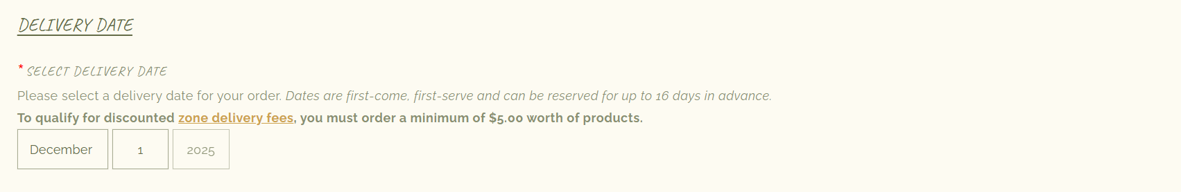 The Daisy Refillery Delivery Date