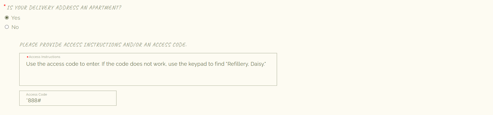 The Daisy Refillery Apartment Questions