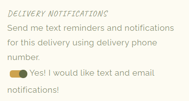 The Daisy Refillery Notification Options