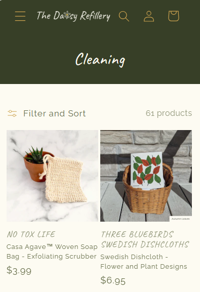 The Daisy Refillery Cleaning Products