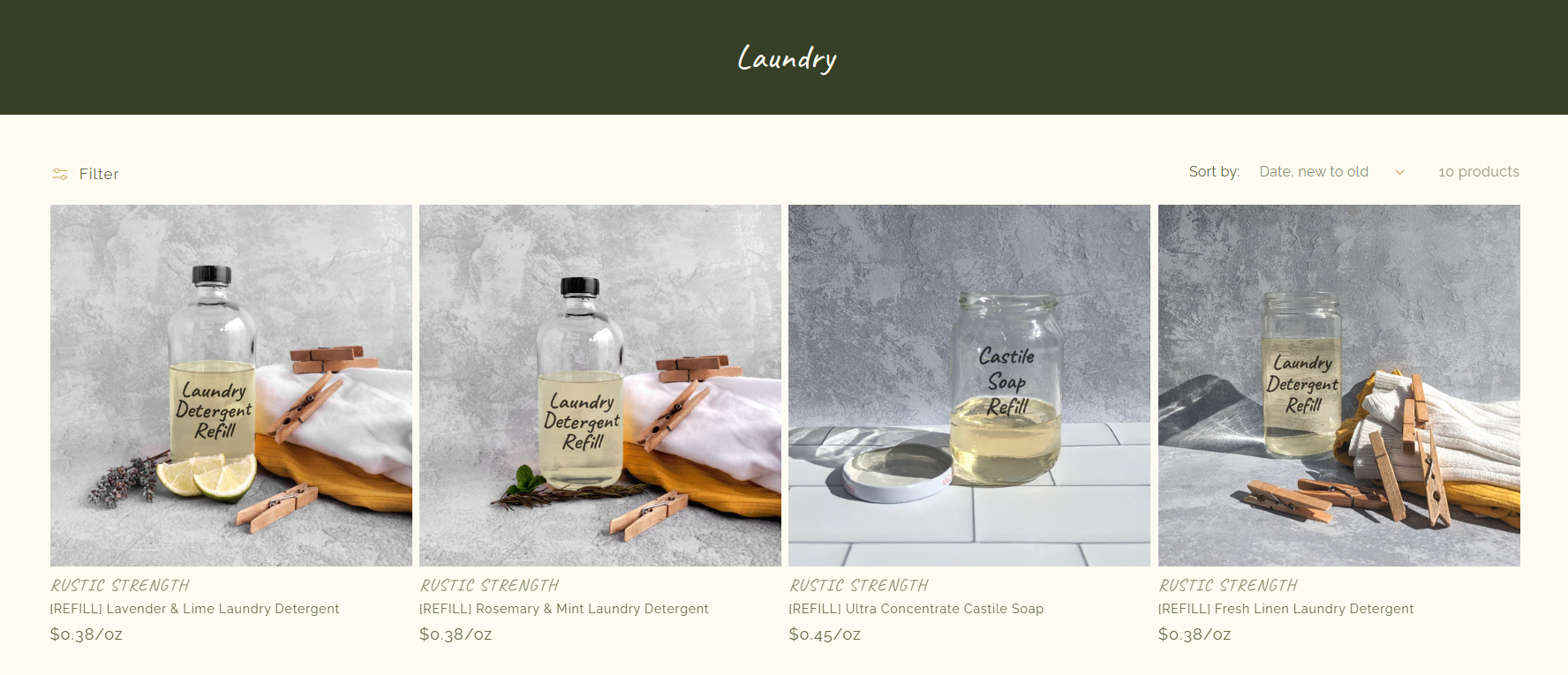 The Daisy Refillery Laundry Products