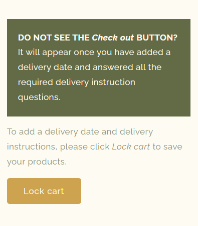 The Daisy Refillery Lock Cart Button